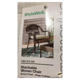 StyleWell Stackable Woven Chair