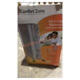 Comfort Zone Oil-Filled Radiator, Silent Operation