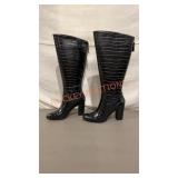 Anne Klein Black Boots Aknastya Size 5