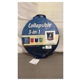 Collapsible 3-in-1 Container