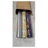 American Greetings Metallic Gift Wrap Trio