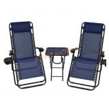 SunnyDaze Outdoor Gravity Chairs