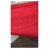 Shag Area Rug, Red