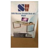 SHW Home Office 48-Inch Computer Desk, Maple