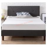 Zinus Judy Queen Geometric Panel Platform Bed