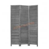 3 Panel Wood Room Divider