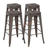 BestOffice Counter Height Metal Bar Stools