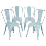 Metal Chair Dining Chairs Set of 4