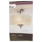 Allen + Roth 2-light Semi-flushmount Ceiling