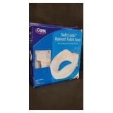 Carex Safe Lock Raised Toilet Seat