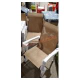 Set of 2 Outdoor Stackable Chairs