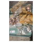 Tray lot of Lag Bolts and Washers