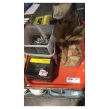 Tray lot of Miscellaneous Nails and Screws