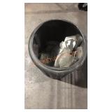 Tub of miscellaneous hardware