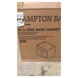 Hampton Bay 36" Sink Base Cabinet