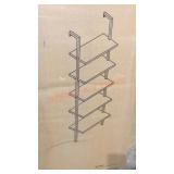 Nathan James Wall Mounted Bookcase