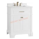 Melpark 30 in. W x 22 in. D Bath Vanity in White