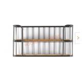 Venables (7 in x 25.5 in x 12 in) - Black - Iron