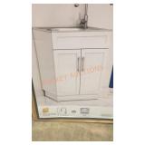 Glacier Bay 24" Laundry Sink Cabinet