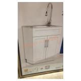 Glacier Bay 24" Laundry Sink Cabinet