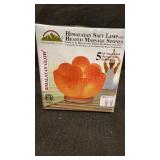 Himalayan Salt Lamp with Heated Massage Stones