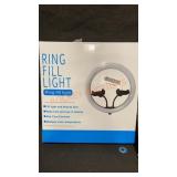 Ring Light & Floor Lamps with Paper Shade