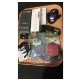 Tray of computer items