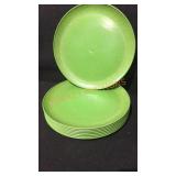 9.5" Hard Plastic Plates, set of 8