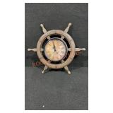 Battery Operated Ship Wheel Clock