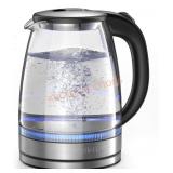 HadinEEon Electric Kettle 1.7L Glass Electric Tea