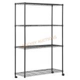Sandusky MWS481872 4-Tier Mobile Wire Shelving