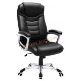 SONGMICS Thick Executive Office Chair, Black