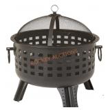 Amazon Basics 23.5 Inch Steel Lattice Fire Pit