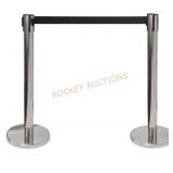 Steel Stachion with Retractable Belt