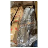 Brown Umbrella with pole, sold as is no returns