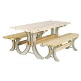2x4basics Custom Picnic Table Kit, Sand