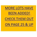 More Lots Added On Page 25 & Up