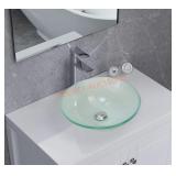 Tempered Glass Bathroom Sink