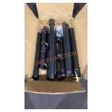 black Pipe Rack Rail