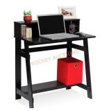 Furinno Simplistic a Frame Computer Desk, Espresso