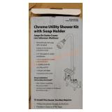 Homewerks Chrome Utility Shower Kit with Soap