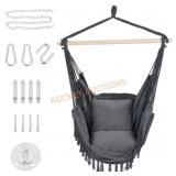 Set of 2 Patio Watcher Hanging Hammock Swing