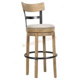 Ball & Cast 30" Swivel Barstool with Upholstered