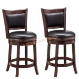 Set of 2 Ball & Cast 24" Swivel Barstools