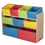 Delta Children Deluxe 9-Bin Toy Storage