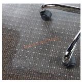 Chair Mat with Lip for Carpet, 36" x 48", Clear