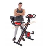 Pleny Foldable Exercise Bike with Back