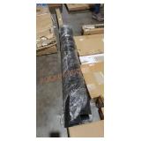 Black Floor Mat 62"W