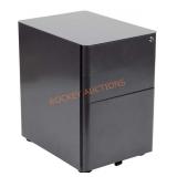 Flash Furniture Modern 3-Drawer Mobile Locking