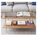 Nathan James Asher Mid-Century Rectangle Coffee